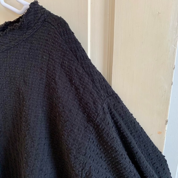 FREE PEOPLE Walking in Hueco black long sleeve top - Picture 13 of 15